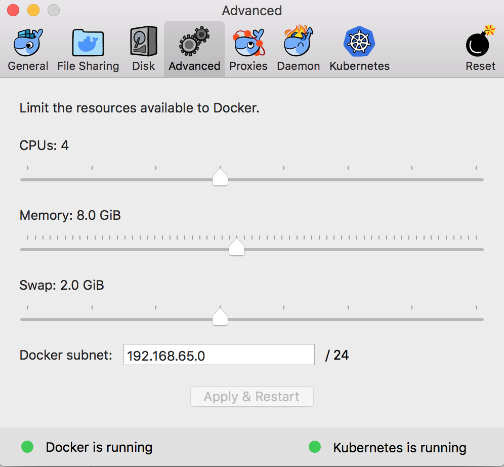 docker for mac