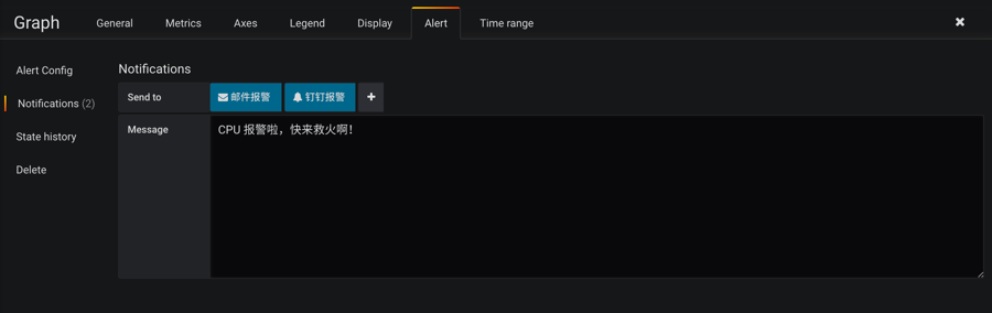 grafana graph notify