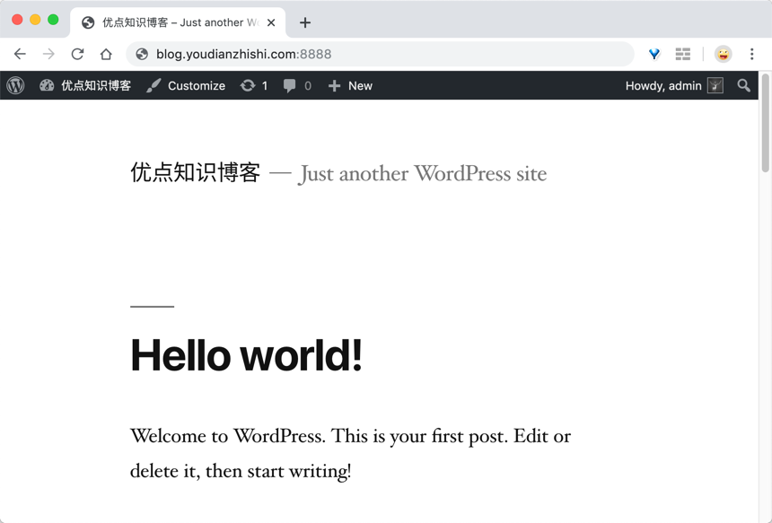 Dockerfile Wordpress Demo